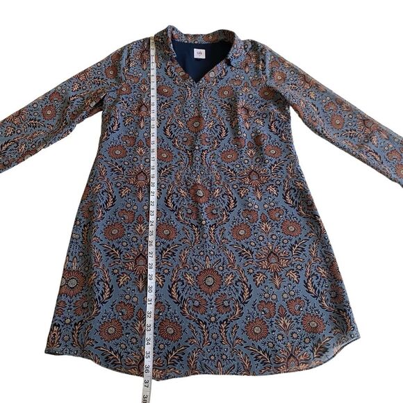 CAbi Provincial Dress Floral Sheer Sleeves Sz M - Picture 10 of 15